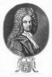 Daniel Defoe, engraved by C. A. Powell
